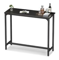 ODK Rectangular Modern Bar Height Table w/ Metal