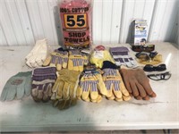 Kinco work pigskin gloves XL, Kinco yellow chore