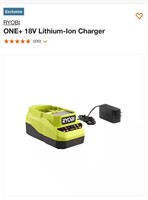 Ryobi 18v charger