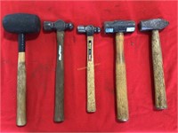 Rubber mallet, balpine hammers, hammers