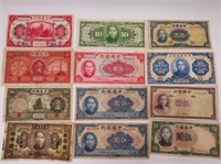 Chinese Bank Notes 1928 etc