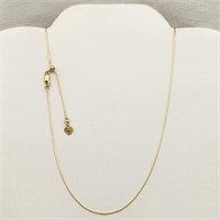 14K /585 Gold Adjustable Necklace