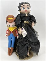 Betty Boop Handmade Porcelain Doll & Plush