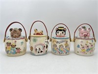 Lipper & Mann, Japan etc Biscuit Jars