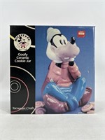 Disney Mickey & Co. Goofy Cookie Jar In Box