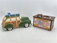 Station Wagon & The Uncle Bob Show Cookie Jars
