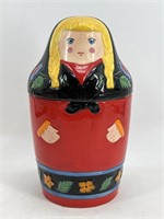 Treasure Craft Katrina Russian Doll Cookie Jar