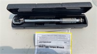 Pittsburgh click type torque wrench 1/4 Drive ,
