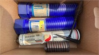 Box lot 3 cans of welding rods electrodes ,