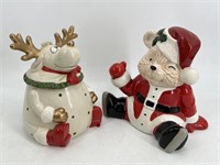 Musical Christmas Bear (works) & Reindeer Cookie