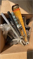 Box lot of tools , files , chisels and more