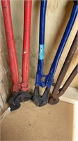 3 hand tools , includes a 24 inch bolt cutters ,