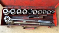 Box socket set, large size 1 inch up to 2 inch ,