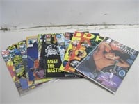 Thirteen Collector Comic Books Pictured