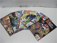Ten Collector Comic Books Pictured