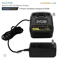 Ryobi 18v charger