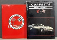 Lot: History of Corvette Book-Franklin Mint Cards