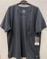 SIZE LARGE BARCO ONE MENS SCRUBS TOP