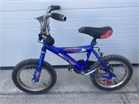 Blue Childs bike