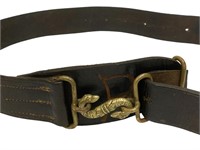Civil War Era Belt With Snake Body/Duck Head