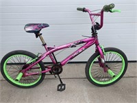 Pink/green bike