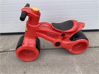 Toddler red bike
