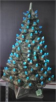 19" ceramic Christmas tree, see notes