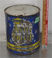 Vintage Sunoco anti-freeze can