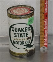 Vintage Quaker State oil can