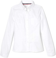 French Toast Girls Long Sleeve Oxford Blouse,