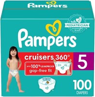 Diapers Size 5, 100 Count - Pampers Pull On