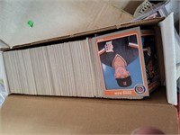 Box of baseball cards, set.
