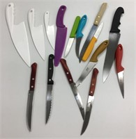 Assorted Kitchen Knives Lot