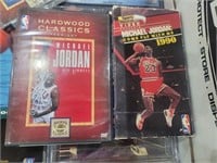 Lot of Michael Jordan vhs tape and dvd