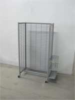 30"x 16"x 55" Rolling Display Rack Pictured