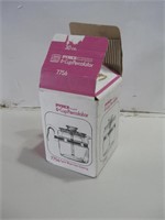 Vtg Pyrex Brand 6-Cup Percolator W/ Box