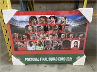 Plaque- Portugal soccer Euro 2021
