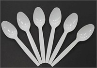1000 DISPOSABLE PLASTIC SPOONS