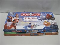 Family Guy & Rudolph The Red Nose Monopoly Games