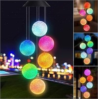 COLOR CHANGING SOLAR POWER WIND CHIME