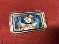 GHOSTBUSTERS MR.PUFF ART BAR .999 SILVER NO GHOST