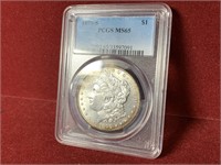 NICE 1879-S UNITED STATES SILVER MORGAN MS65