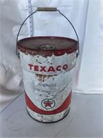 Texaco oil can