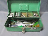 metal tool box with contents
