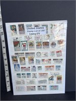 United States stamp lot of 300