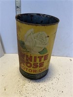 Can: white rose motor oil