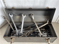Craftsman toolbox full of wrenches