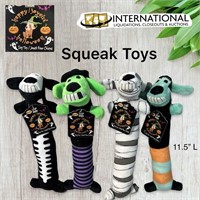 4 Squeaky Dog Toys