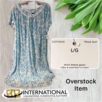 Short Sleeve Sleep Gown (large)