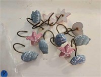 Sea Shell Shower Curtain Holders